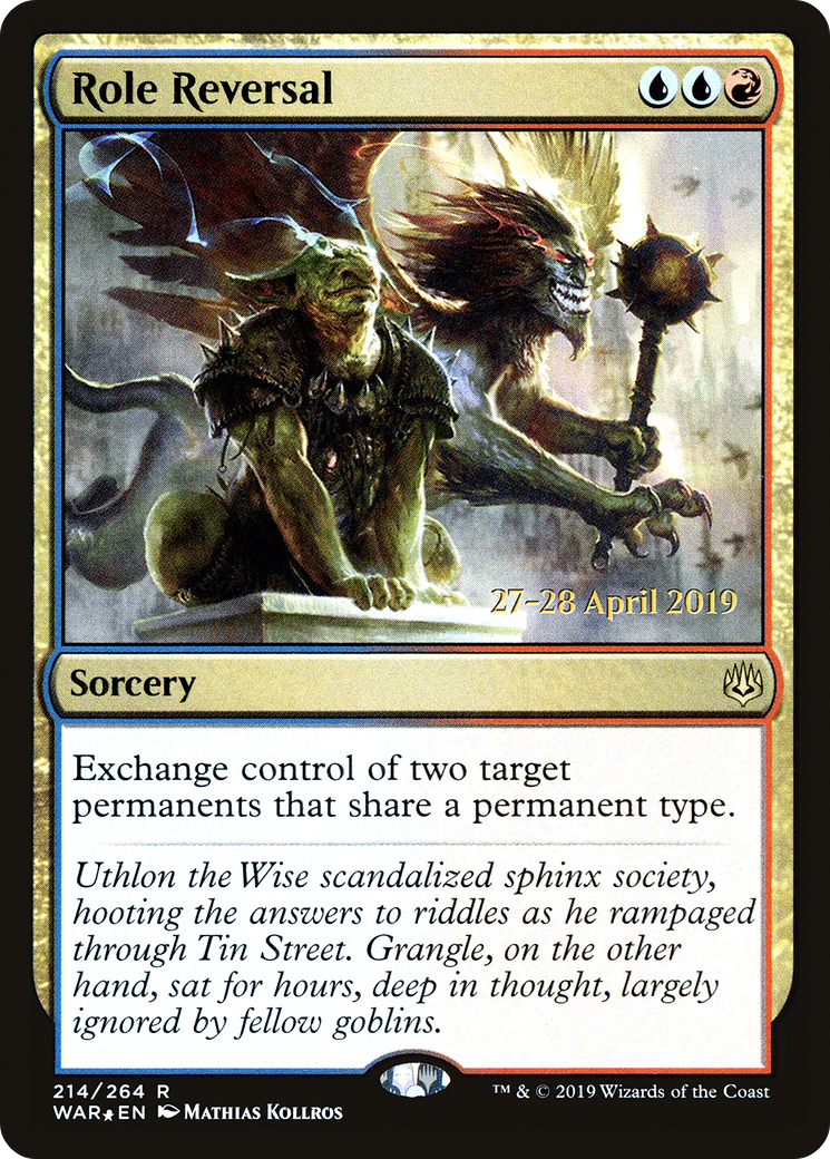 Role Reversal (PRE-214S) - War of the Spark Promos (Prerelease) Foil