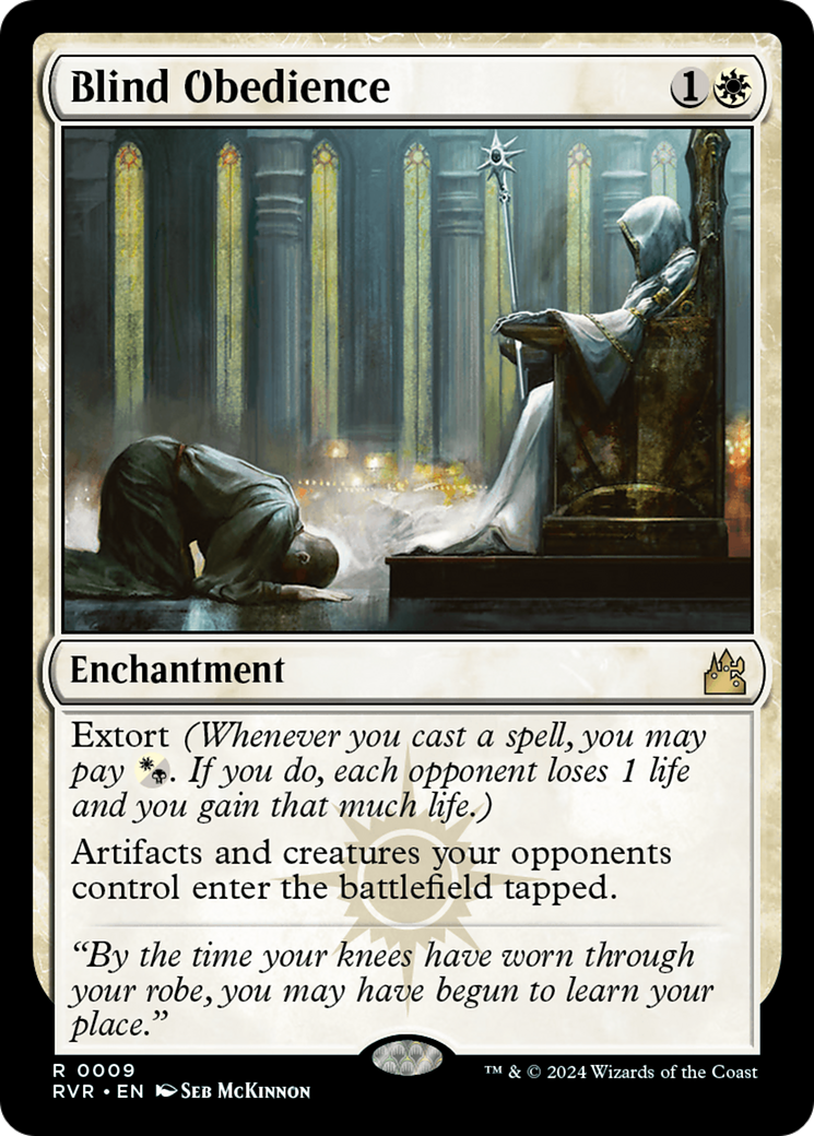 Blind Obedience (RVR-009) - Ravnica Remastered