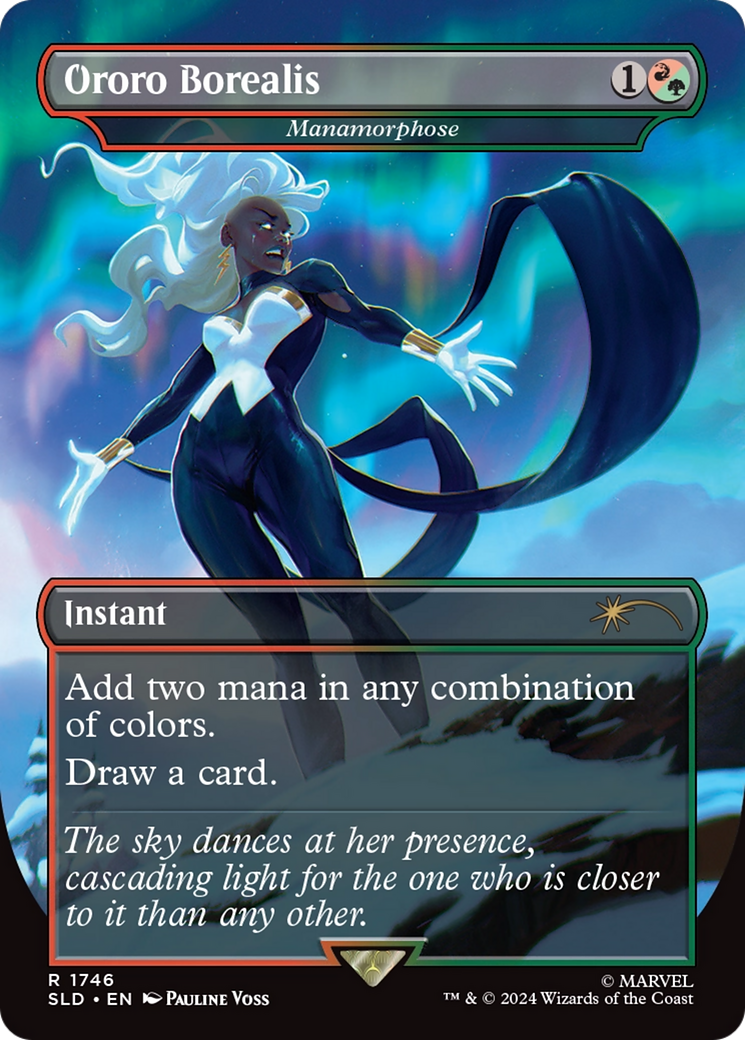 Manamorphose (Borderless)(SLD-1746) - Secret Lair Drop / Ororo Borealis