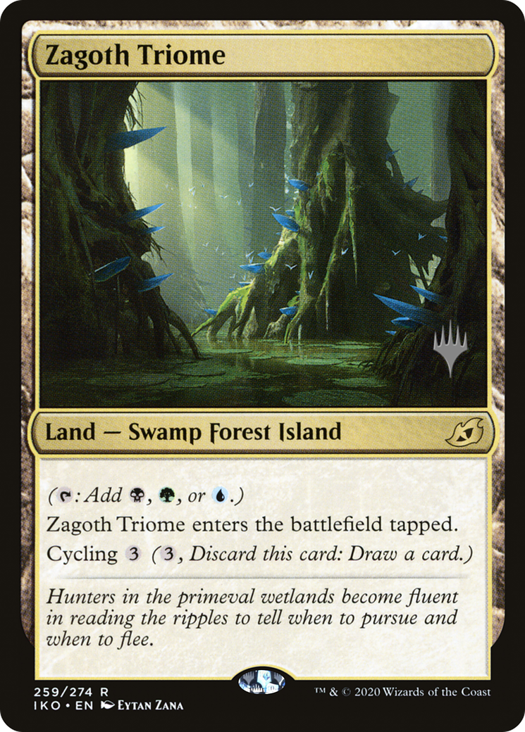 Zagoth Triome (PPIKO-259P) - Ikoria: Lair of Behemoths Promos (Promo Pack)