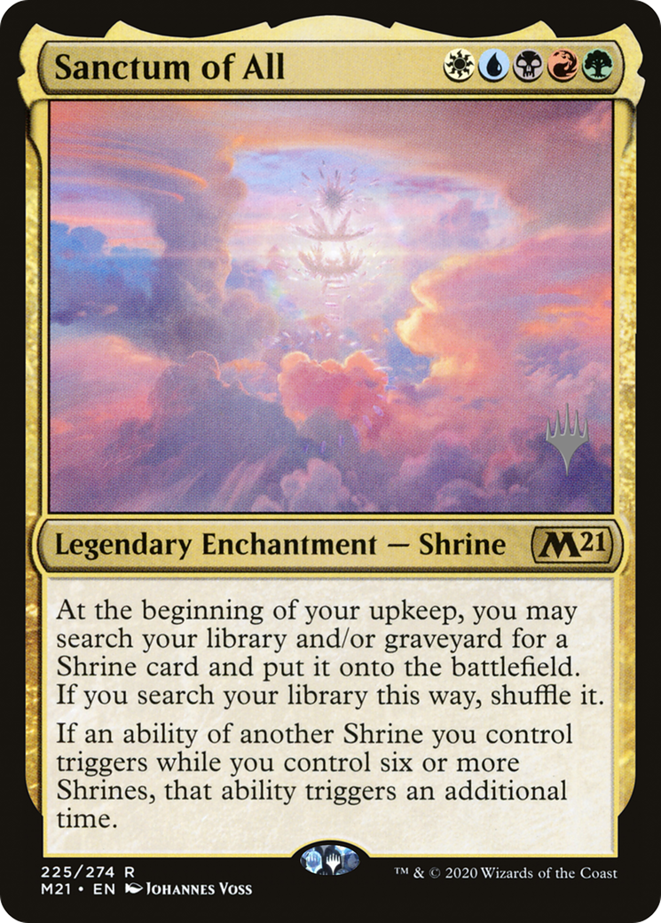 Sanctum of All (PPM21-225P) - Core Set 2021 Promos Foil (Promo Pack)