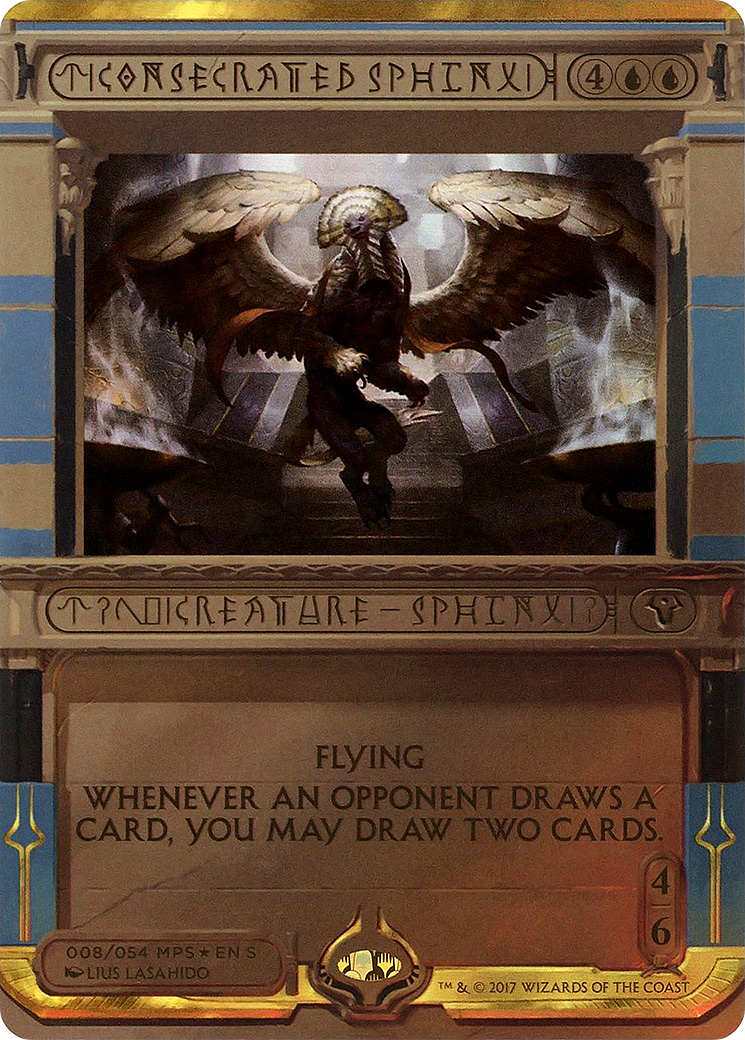 Consecrated Sphinx (MPS2-008) - Amonkhet Invocations Foil