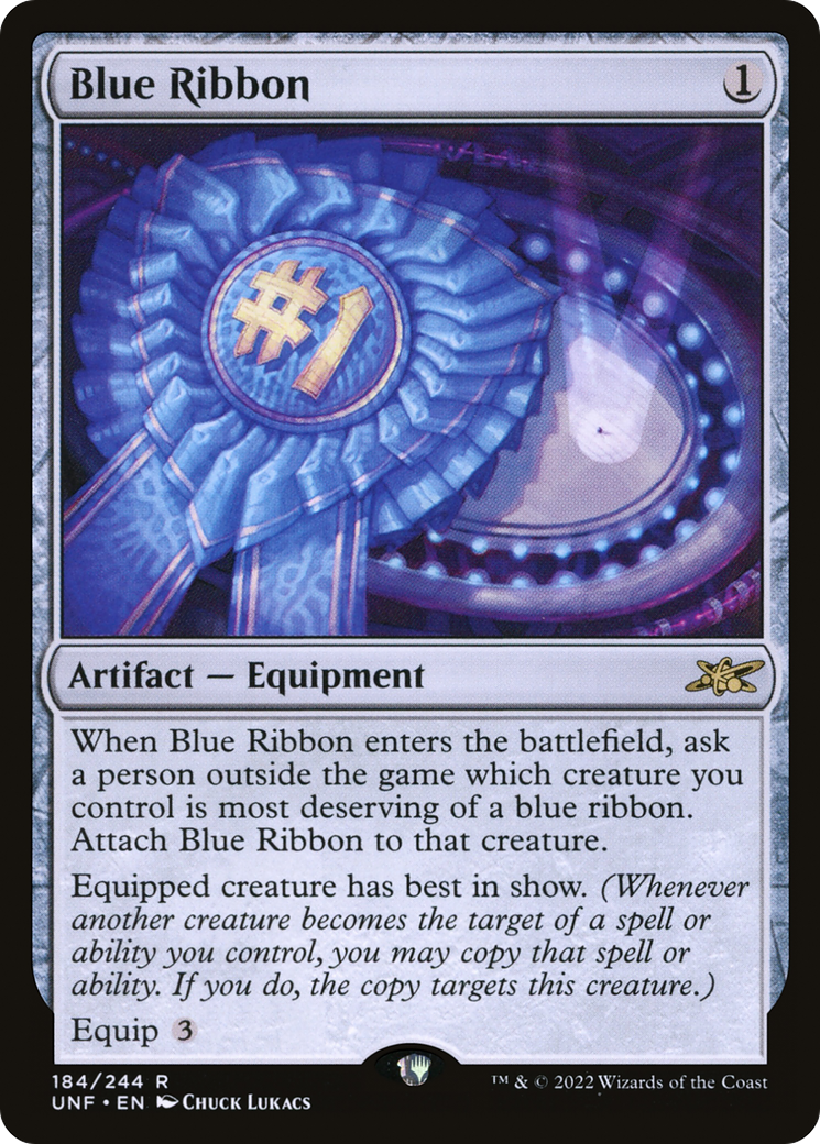 Blue Ribbon (UNF-184) - Unfinity Foil