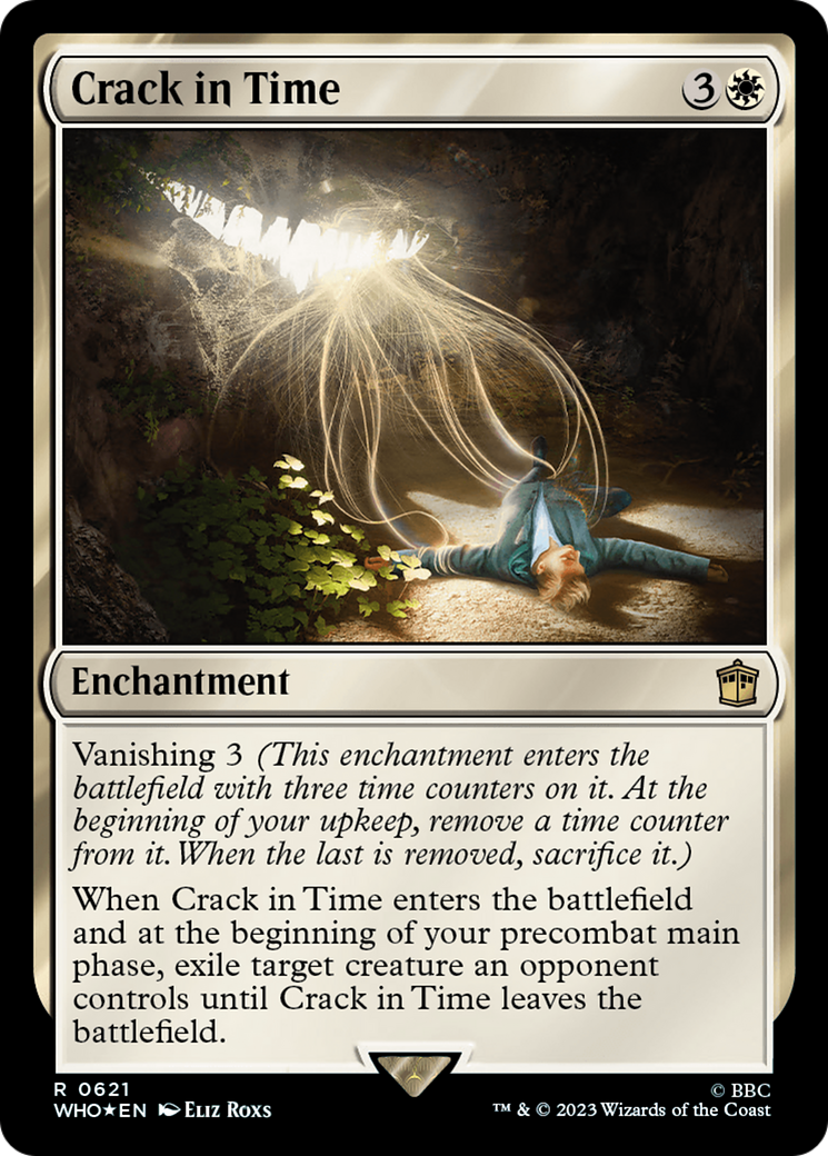 Crack in Time (Surge Foil) (WHO-621) - Doctor Who Foil