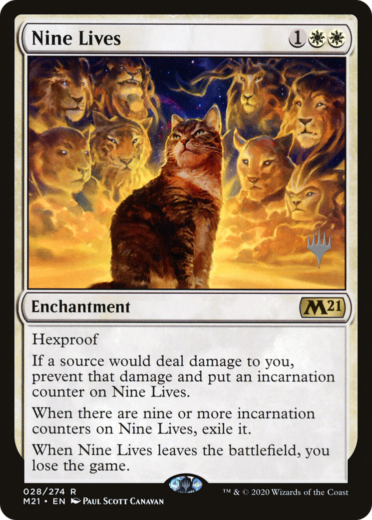 Nine Lives (PPM21-28P) - Core Set 2021 Promos Foil (Promo Pack)