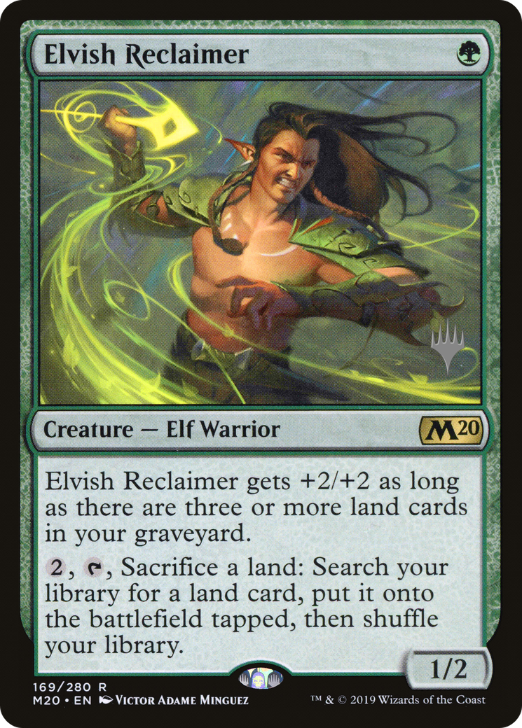 Elvish Reclaimer (PPM20-169P) - Core Set 2020 Promos (Promo Pack)
