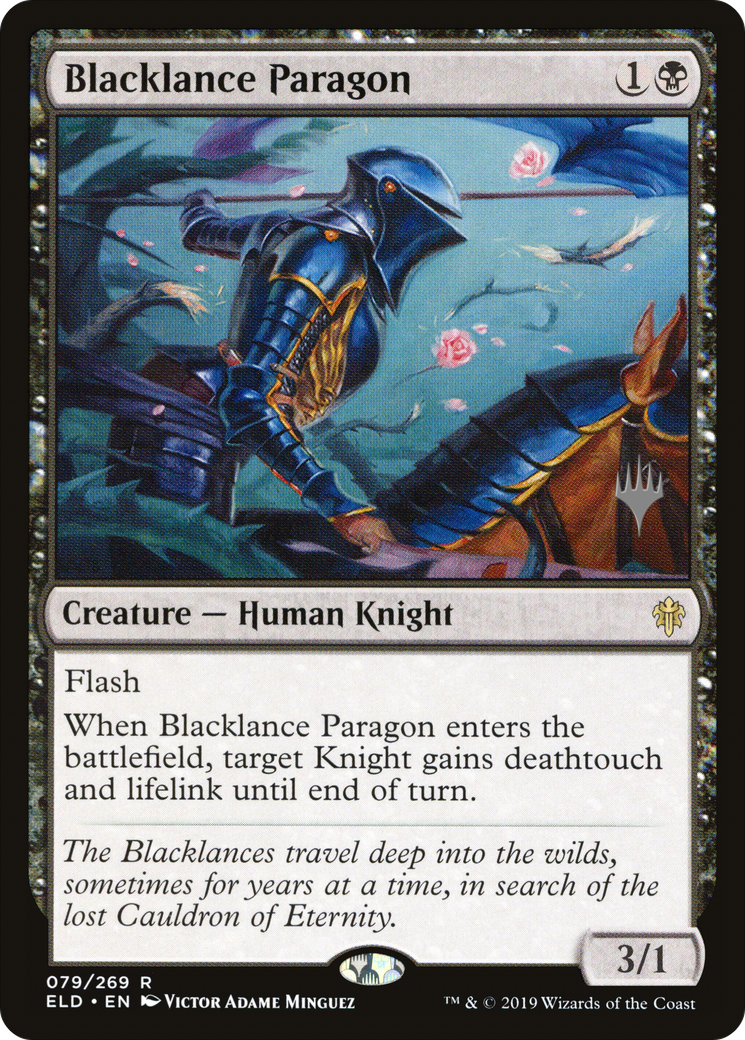 Blacklance Paragon (PPELD-79P) - Throne of Eldraine Promos (Promo Pack) Foil