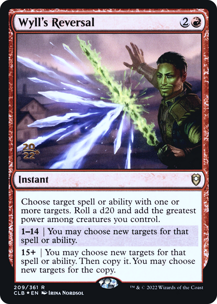 Wyll's Reversal (PRE-209S) - Battle for Baldur's Gate Promos (Prerelease) Foil