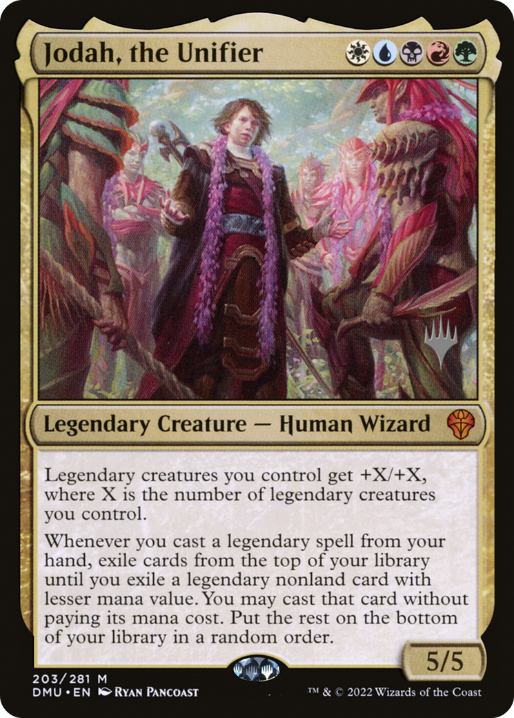Jodah, the Unifier (PPDMU-203) - Dominaria United Promos (Promo Pack)