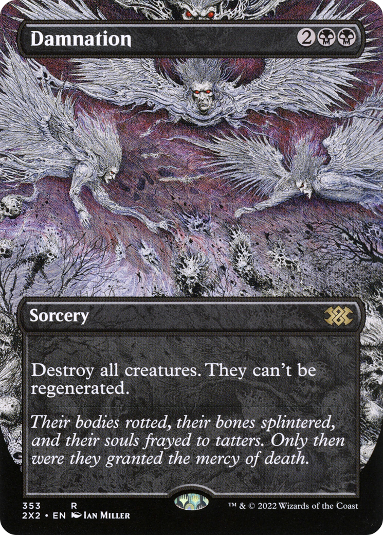 Damnation (Borderless)(2X2-353) - Double Masters 2022