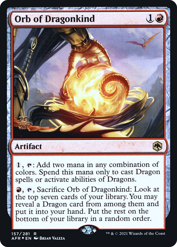Orb of Dragonkind (PRE-157S) - Adventures in the Forgotten Realms Promos (Prerelease) Foil