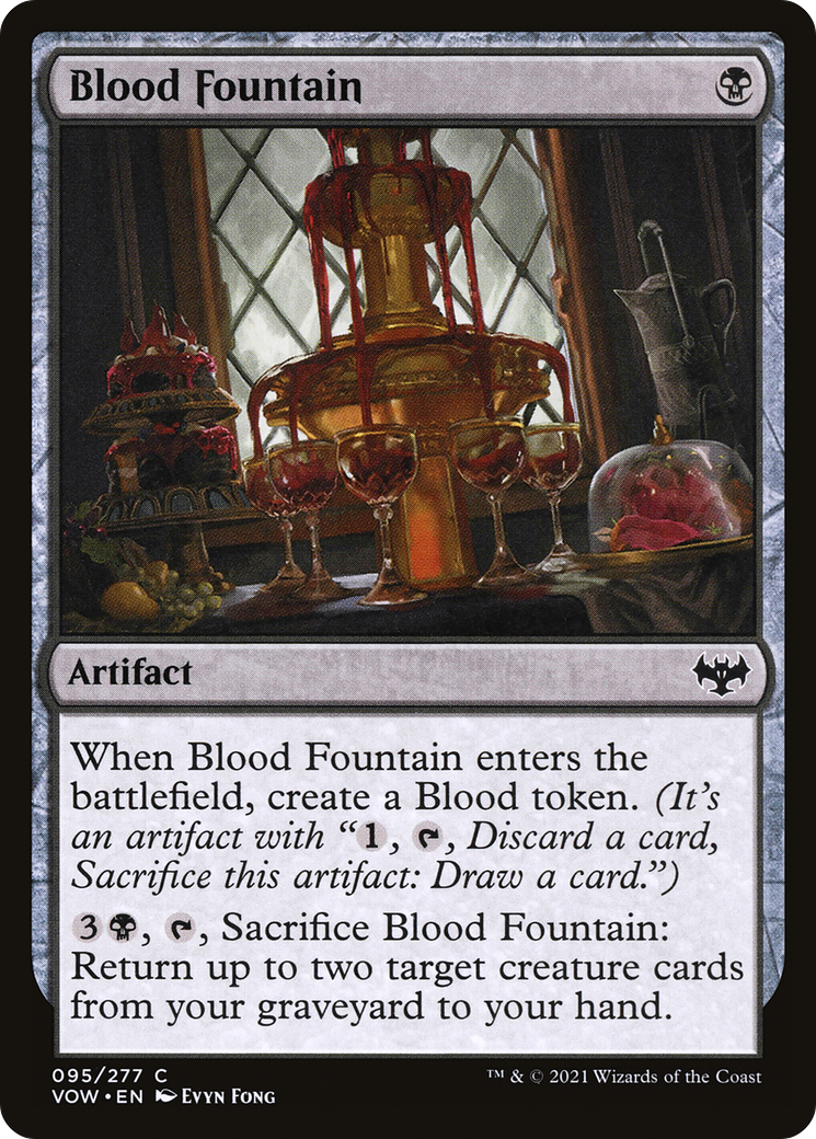 Blood Fountain (VOW-095) - Innistrad: Crimson Vow