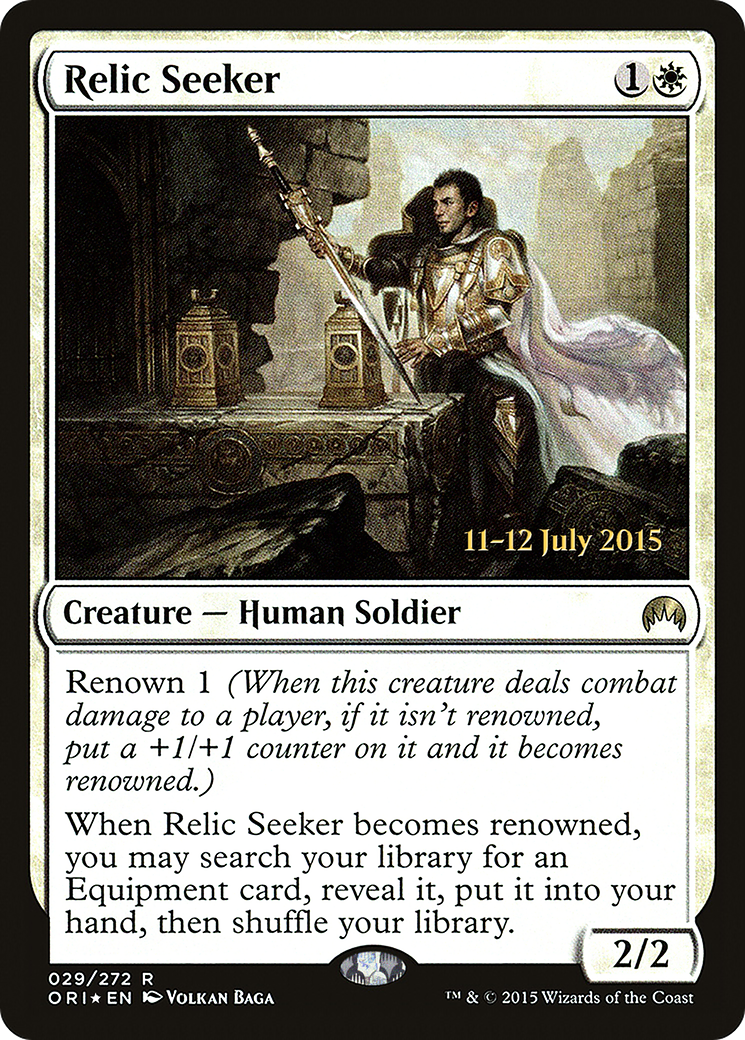Relic Seeker (PRE-29S) - Magic Origins Promos (Prerelease) Foil