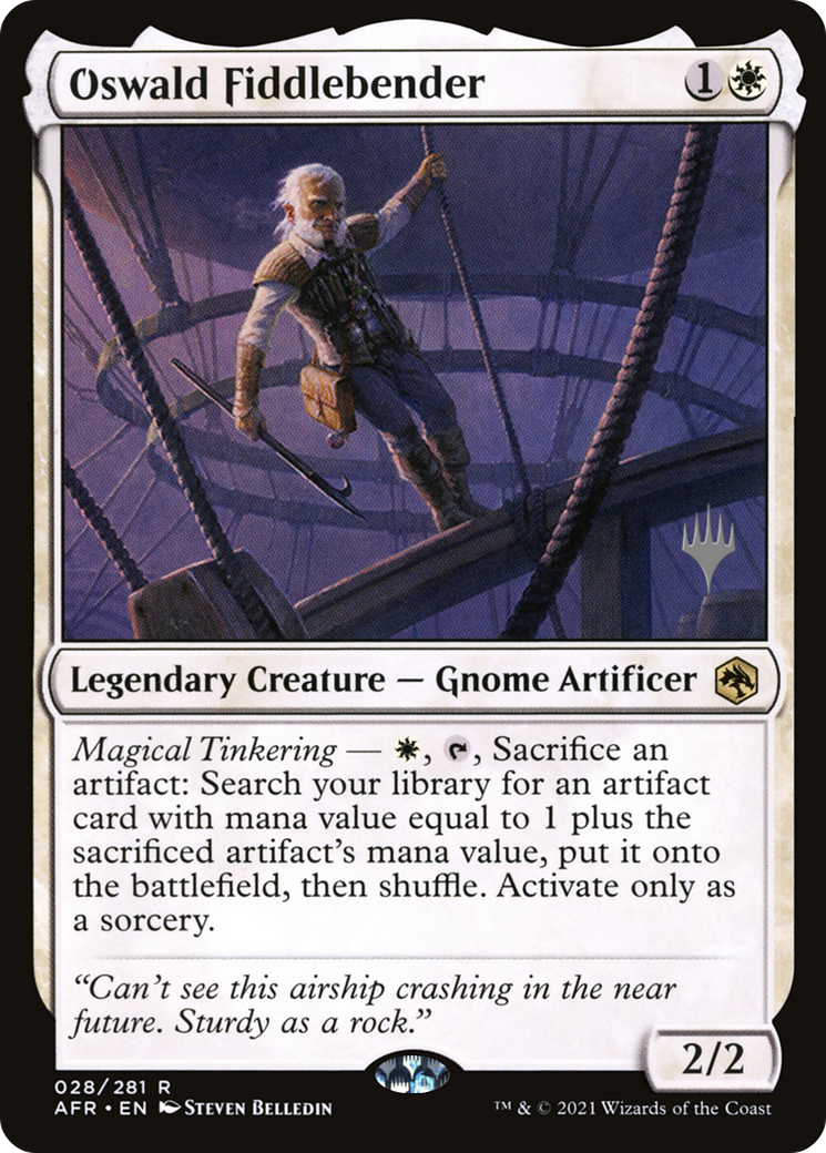 Oswald Fiddlebender (PPAFR-28P) - Adventures in the Forgotten Realms Promos Foil (Promo Pack)