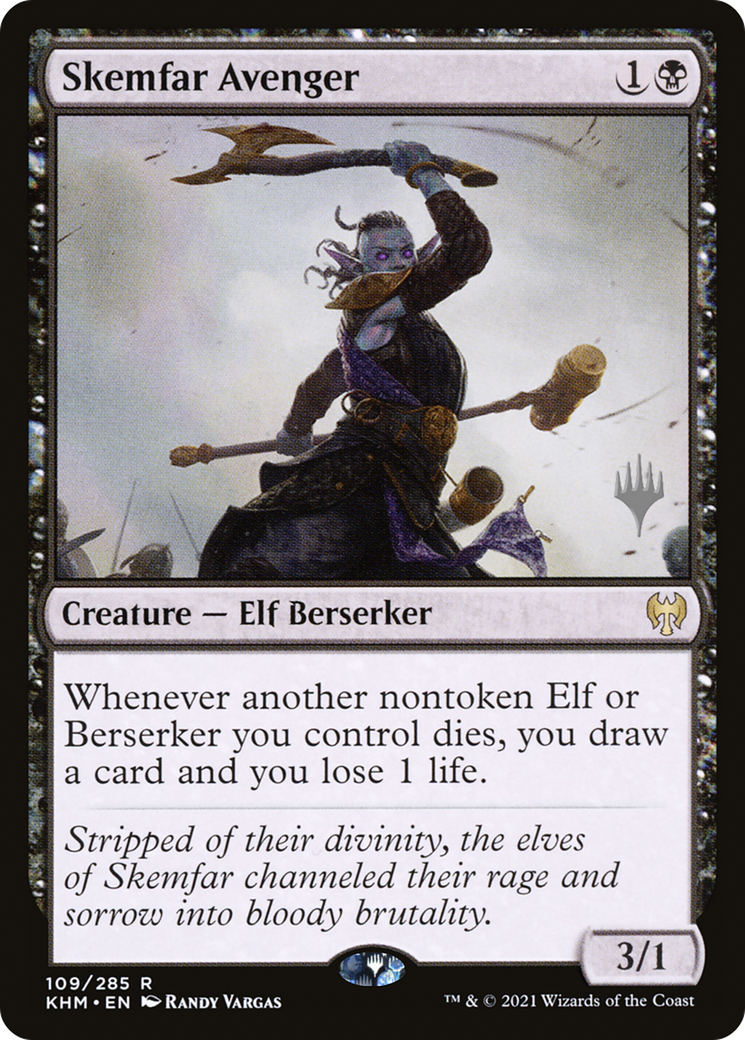Skemfar Avenger (PPKHM-109P) - Kaldheim Promos (Promo Pack)
