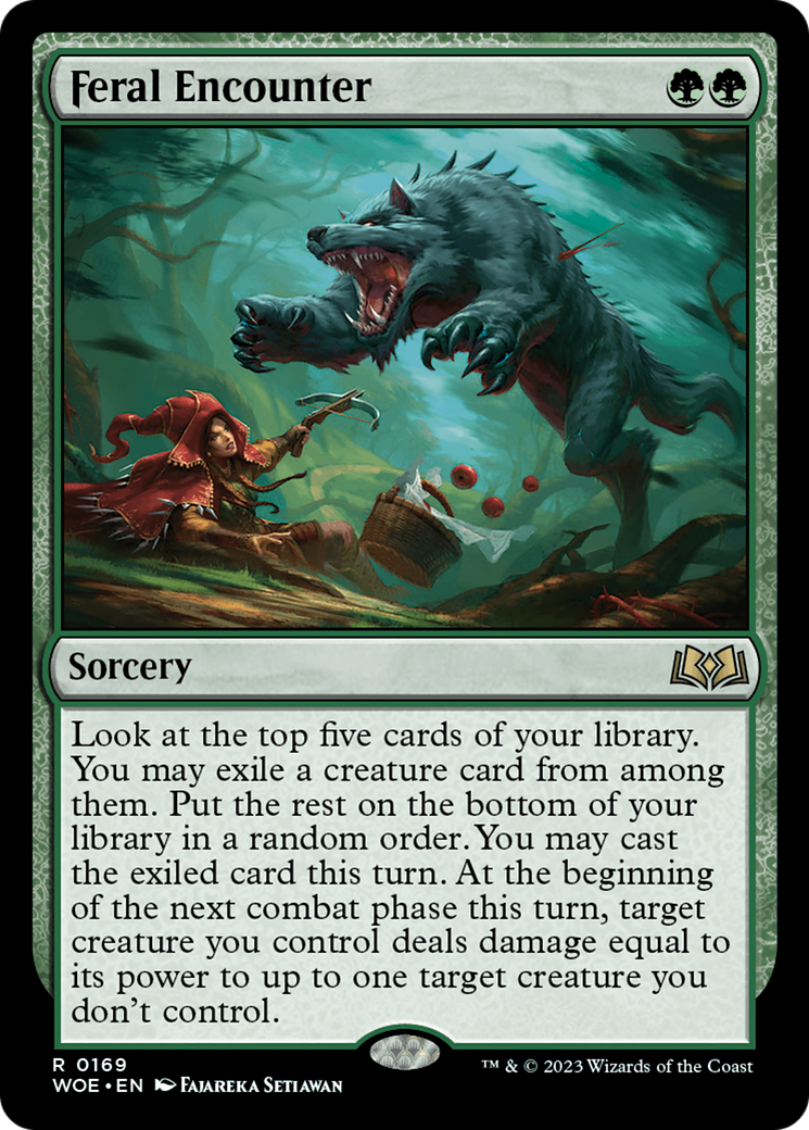 Feral Encounter (WOE-169) - Wilds of Eldraine