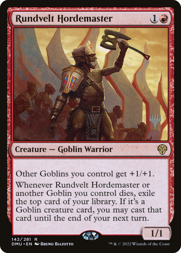 Rundvelt Hordemaster (PPDMU-142P) - Dominaria United Promos (Promo Pack)