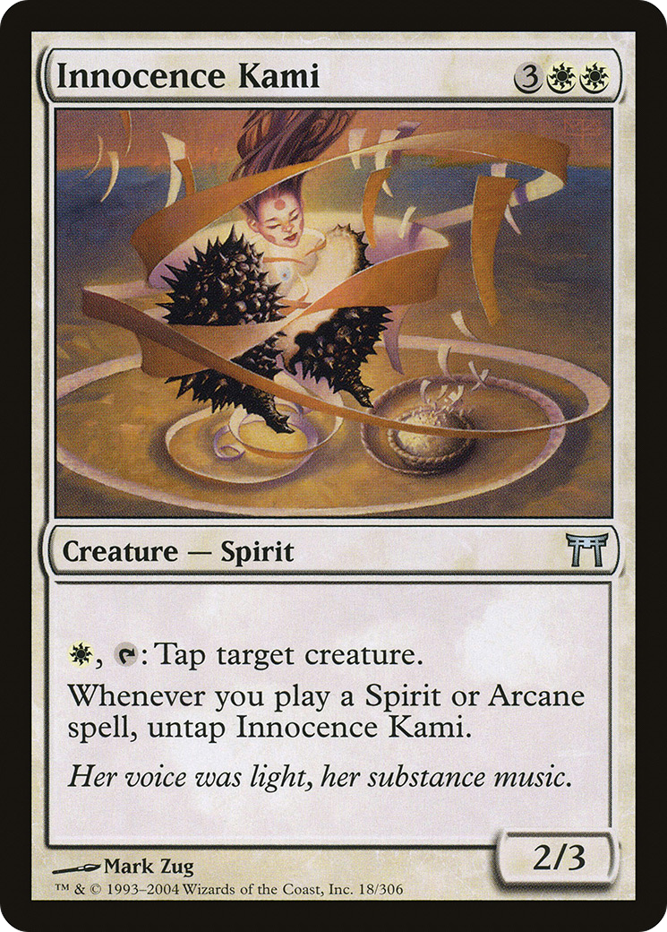 Innocence Kami (CHK-018) - Champions of Kamigawa Foil