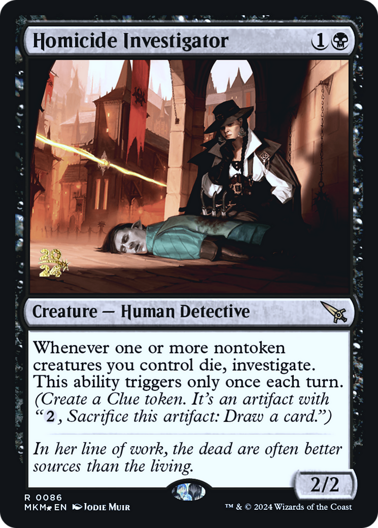 Homicide Investigator (PRE-86S) - Murders at Karlov Manor Promos Foil