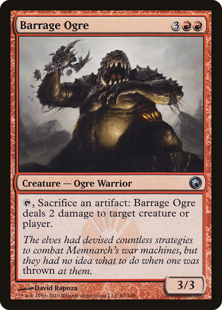 Barrage Ogre (SOM-083) - Scars of Mirrodin
