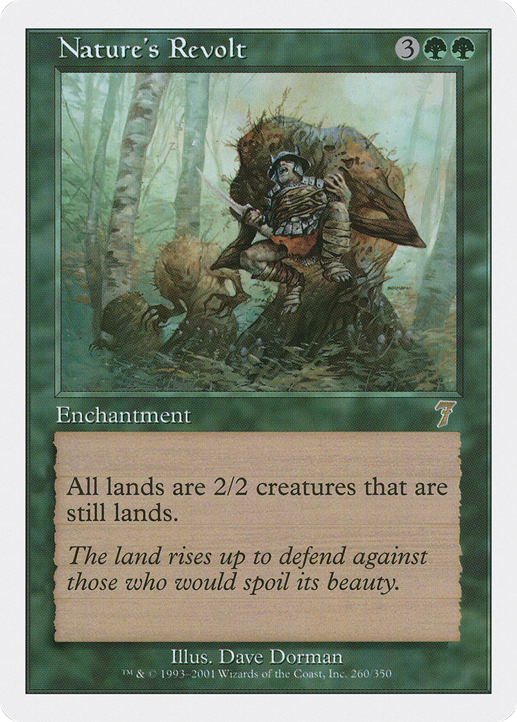Nature's Revolt (7ED-260) - Seventh Edition