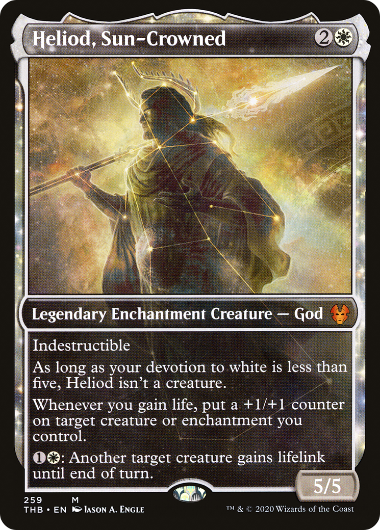 Heliod, Sun-Crowned (Showcase) (THB-259) - Theros Beyond Death: (Showcase)
