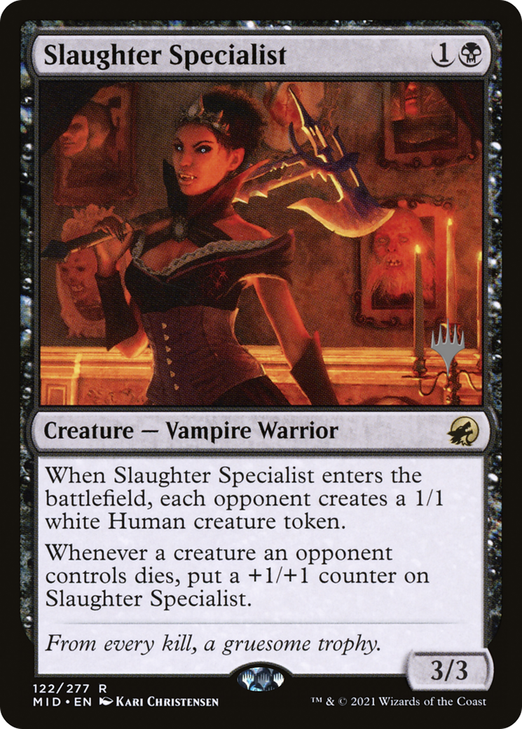 Slaughter Specialist (PPMID-122) - Innistrad: Midnight Hunt Promos (Promo Pack) Foil