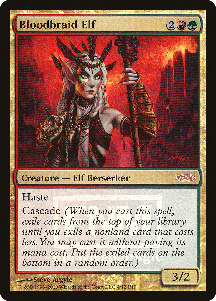 Bloodbraid Elf (FNM-004) - Friday Night Magic 2010 Foil