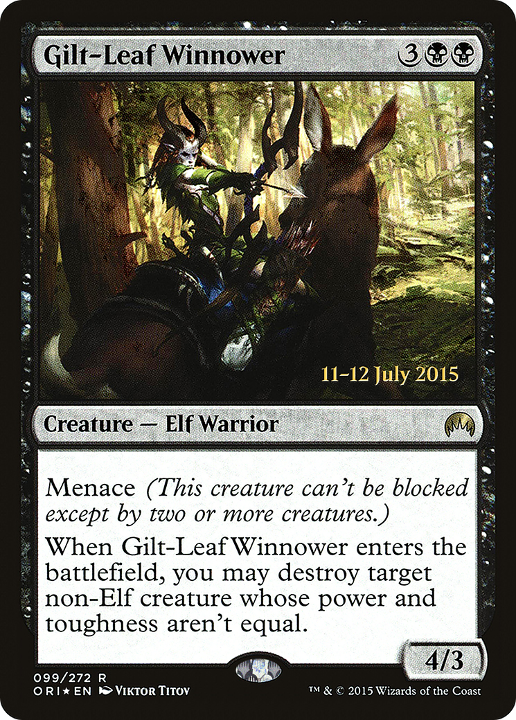 Gilt-Leaf Winnower (PRE-99S) - Magic Origins Promos (Prerelease) Foil