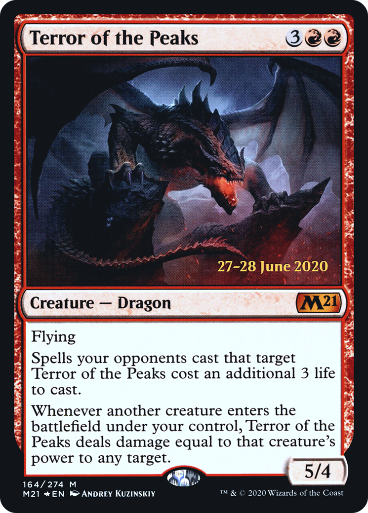 Terror of the Peaks (PRE-164S) - Core Set 2021 Promos (Prerelease) Foil