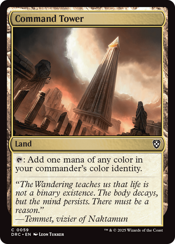 Command Tower (DRC-059) - Commander: Aetherdrift