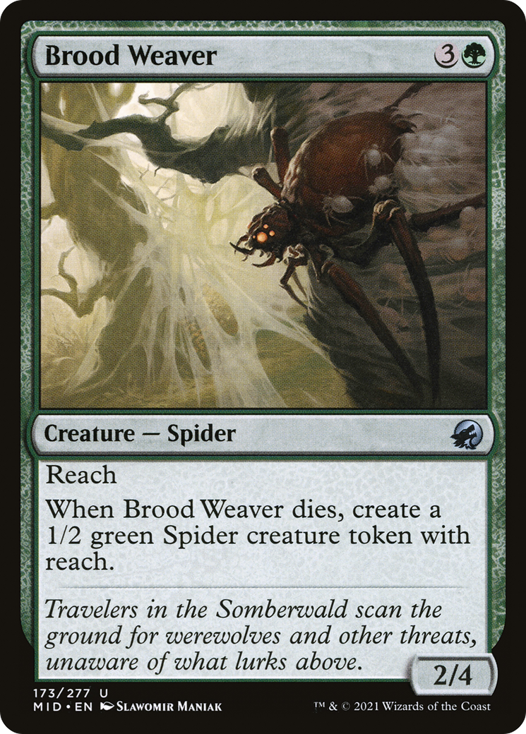 Brood Weaver (MID-173) - Innistrad: Midnight Hunt Foil