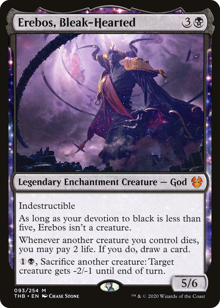 Erebos, Bleak-Hearted (THB-093) - Theros Beyond Death Foil