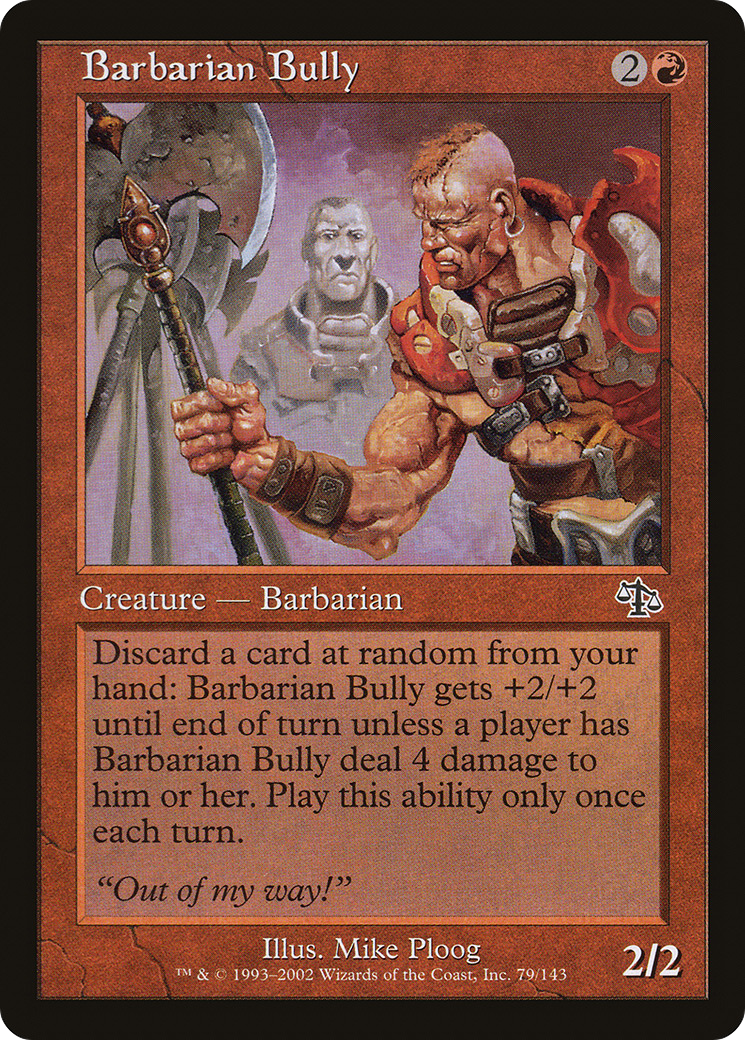 Barbarian Bully (JUD-079) - Judgment Foil