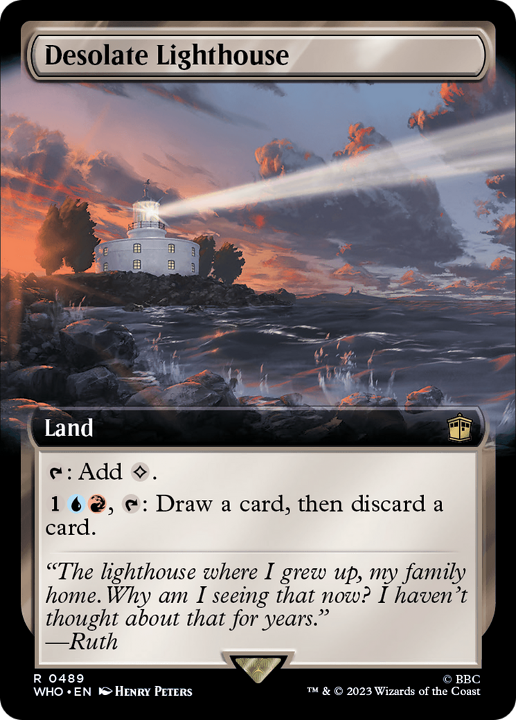 Desolate Lighthouse (WHO-489) - Doctor Who: (Extended Art)