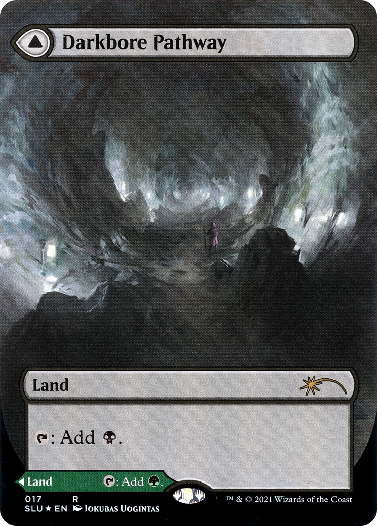 Darkbore Pathway // Slitherbore Pathway (Borderless)(SLU-017) - Secret Lair: Ultimate Edition: (Showcase) Foil