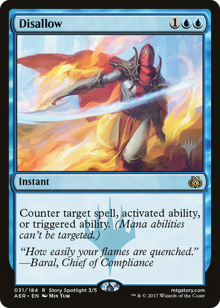 Disallow (PPTHB-31P) - Aether Revolt Promos (Promo Pack)