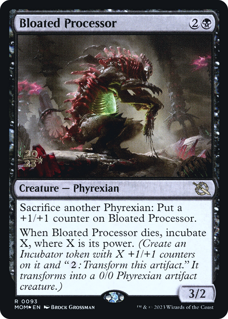 Bloated Processor (PRE-93S) - March of the Machine Promos Foil