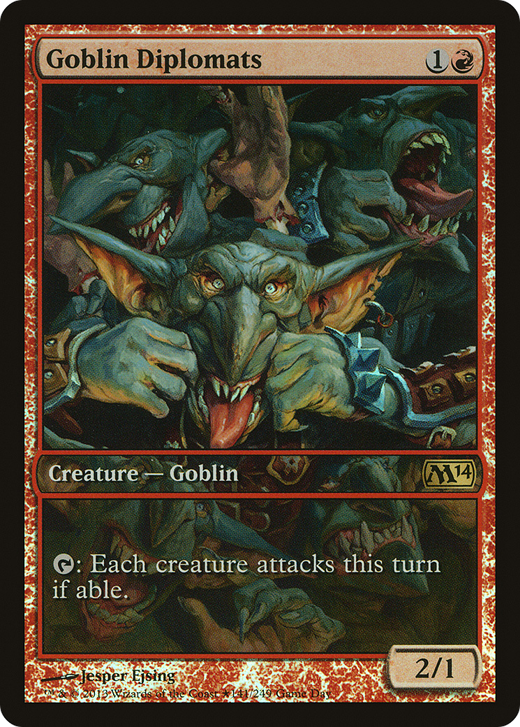 Goblin Diplomats (GAME-141) - Magic 2014 Promos Foil