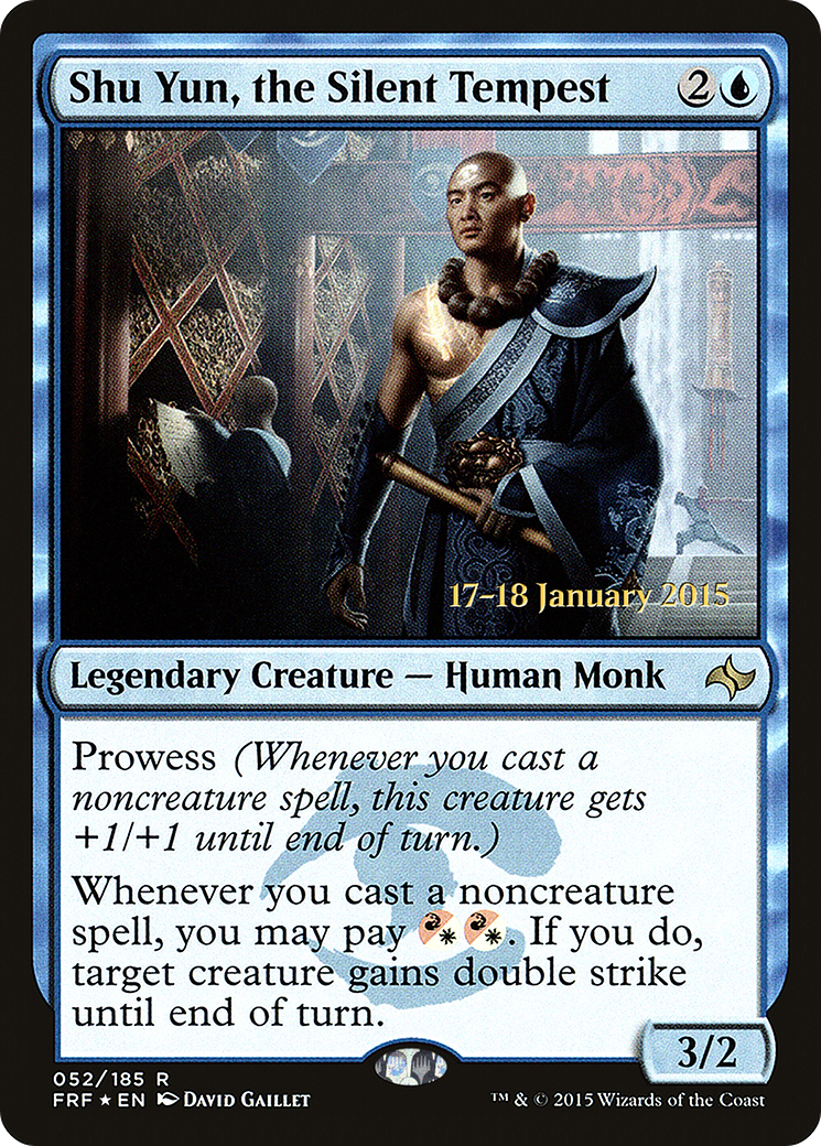 Shu Yun, the Silent Tempest (PRE-52S) - Fate Reforged Promos Foil