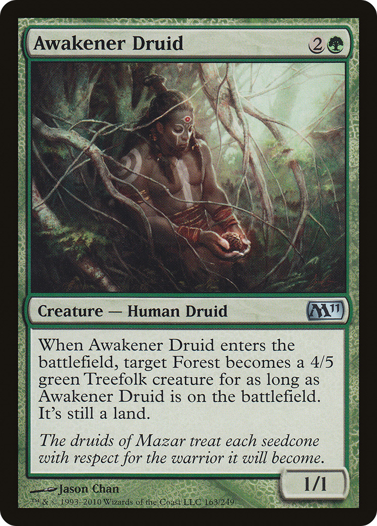 Awakener Druid (M11-163) - Magic 2011 Foil