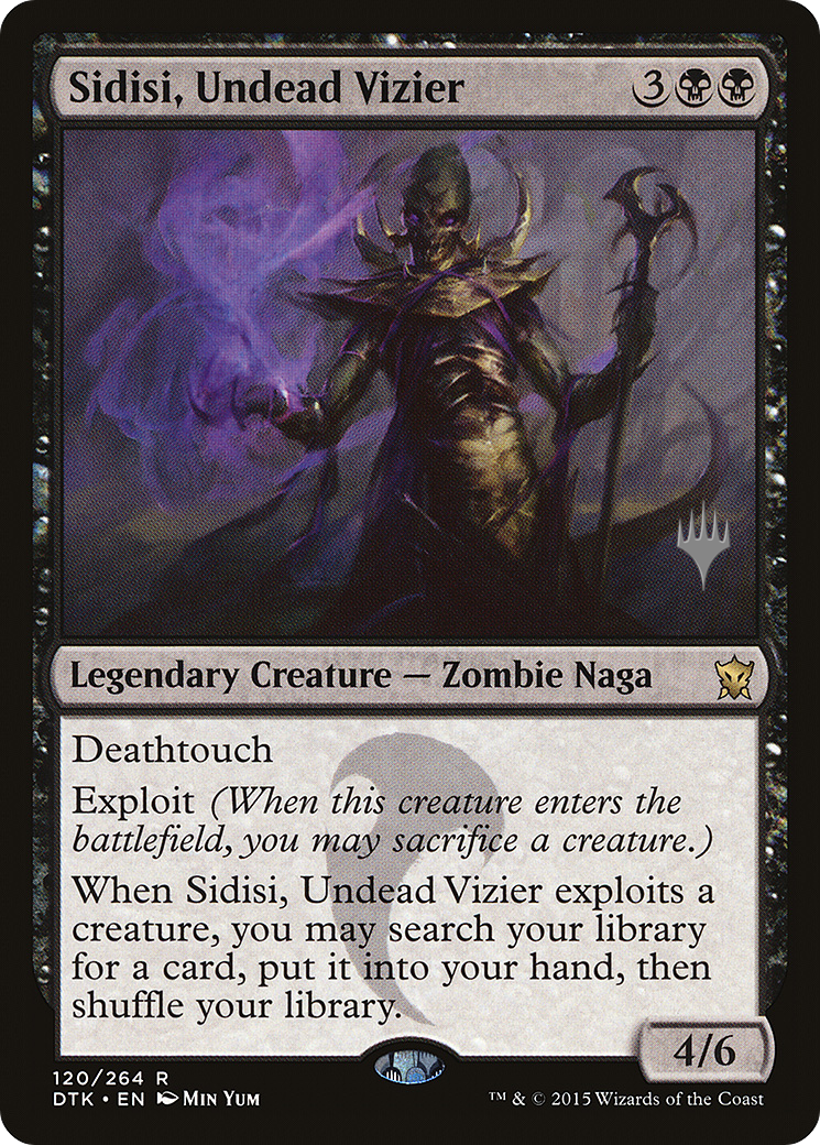 Sidisi, Undead Vizier (PPTHB-120) - Dragons of Tarkir Promos (Promo Pack)