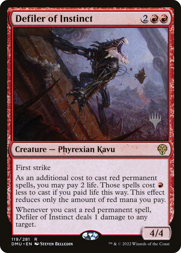 Defiler of Instinct (PPDMU-119P) - Dominaria United Promos (Promo Pack)