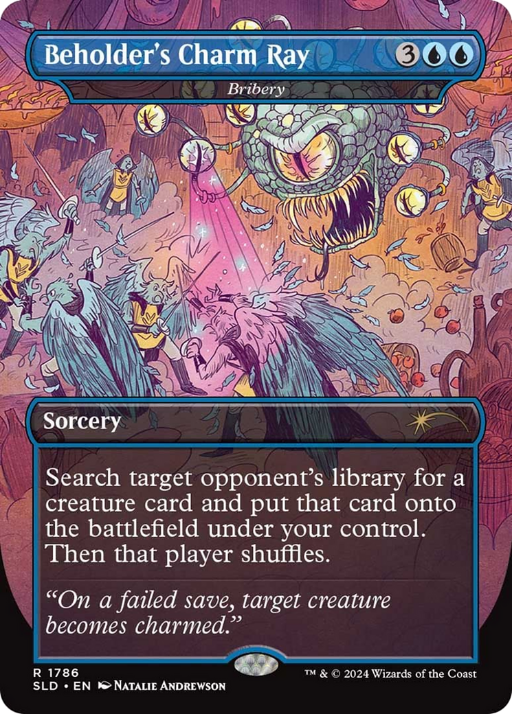 Bribery (SLD-1786) - Secret Lair Drop / Beholder's Charm Ray