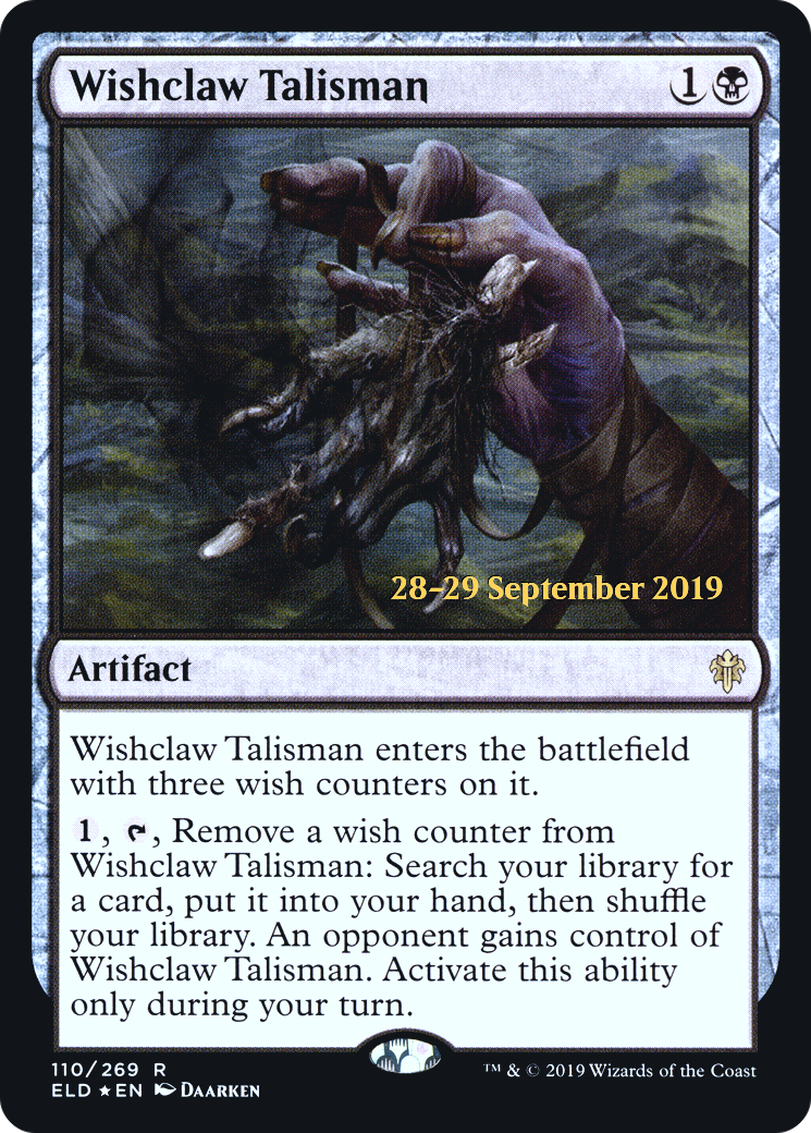 Wishclaw Talisman (PRE-110S) - Throne of Eldraine Promos (Prerelease) Foil