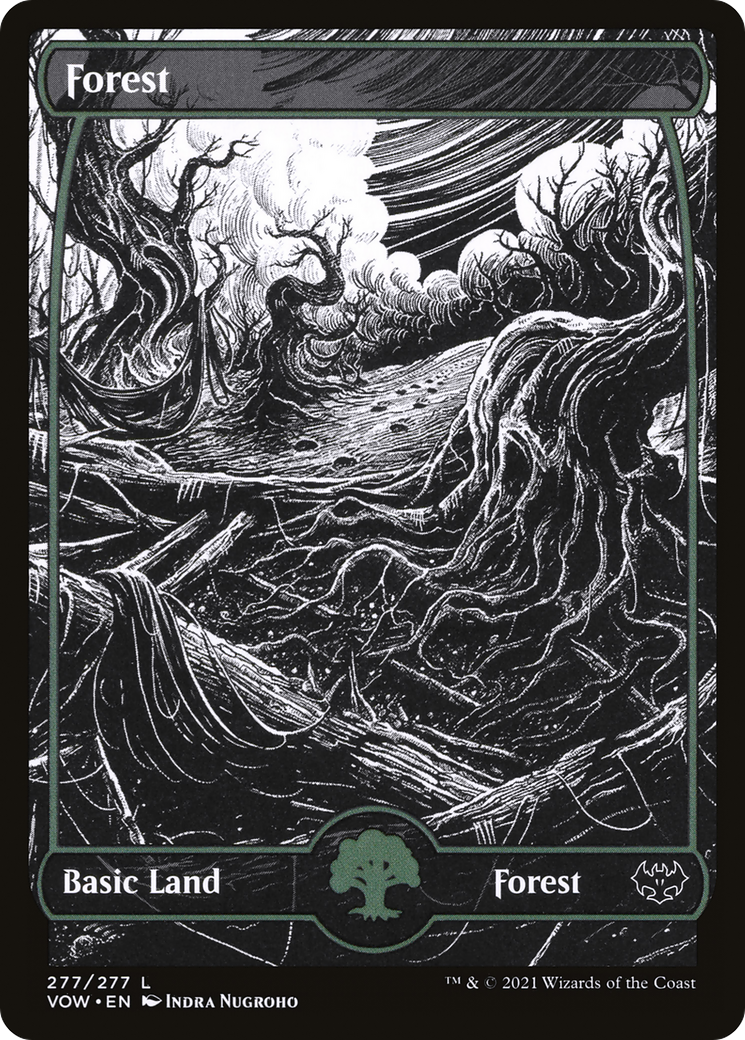 Forest (VOW-277) - Innistrad: Crimson Vow: (Showcase)