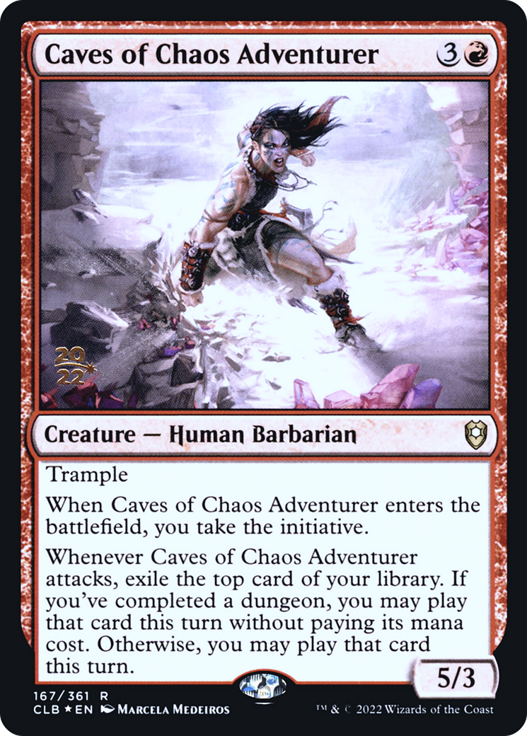 Caves of Chaos Adventurer (PRE-167S) - Battle for Baldur's Gate Promos (Prerelease) Foil