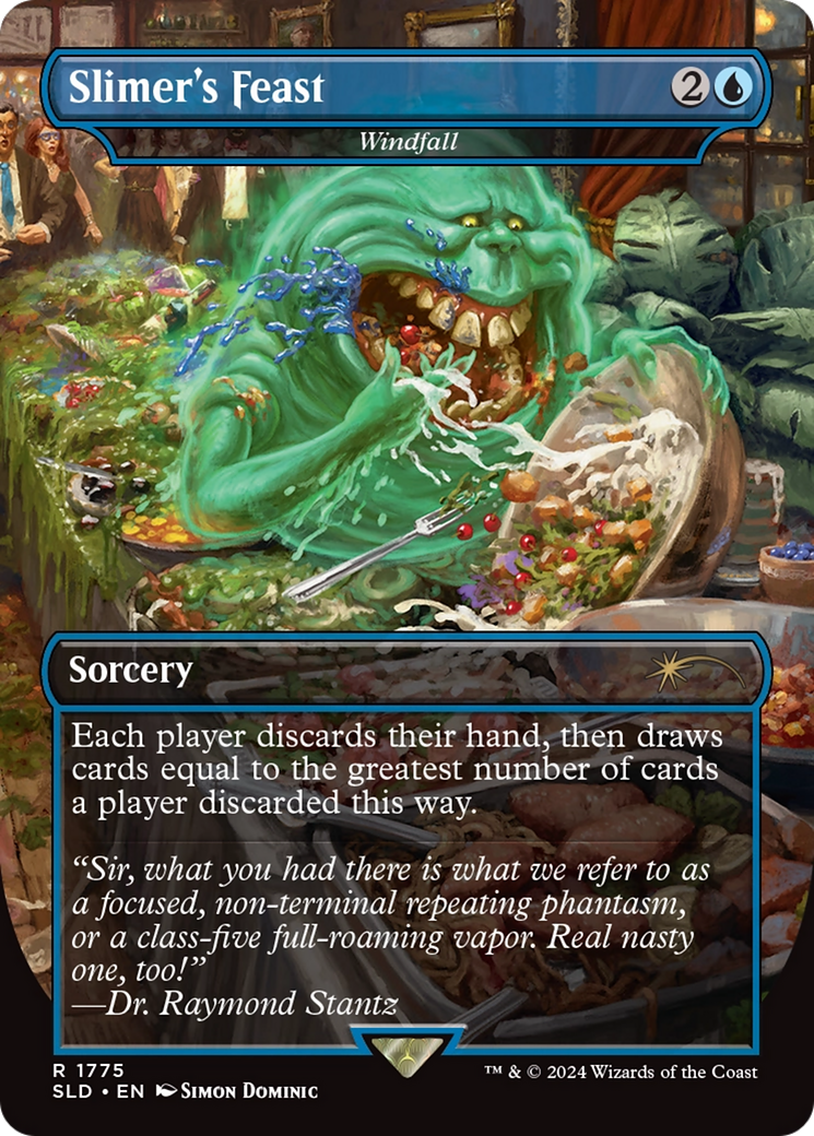 Windfall (Borderless)(SLD-1775) - Secret Lair Drop / Slimer's Feast