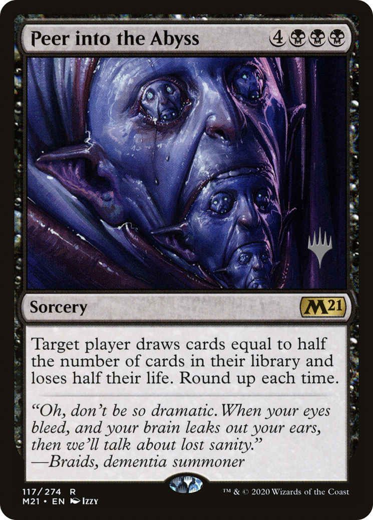 Peer into the Abyss (PPM21-117P) - Core Set 2021 Promos (Promo Pack) Foil
