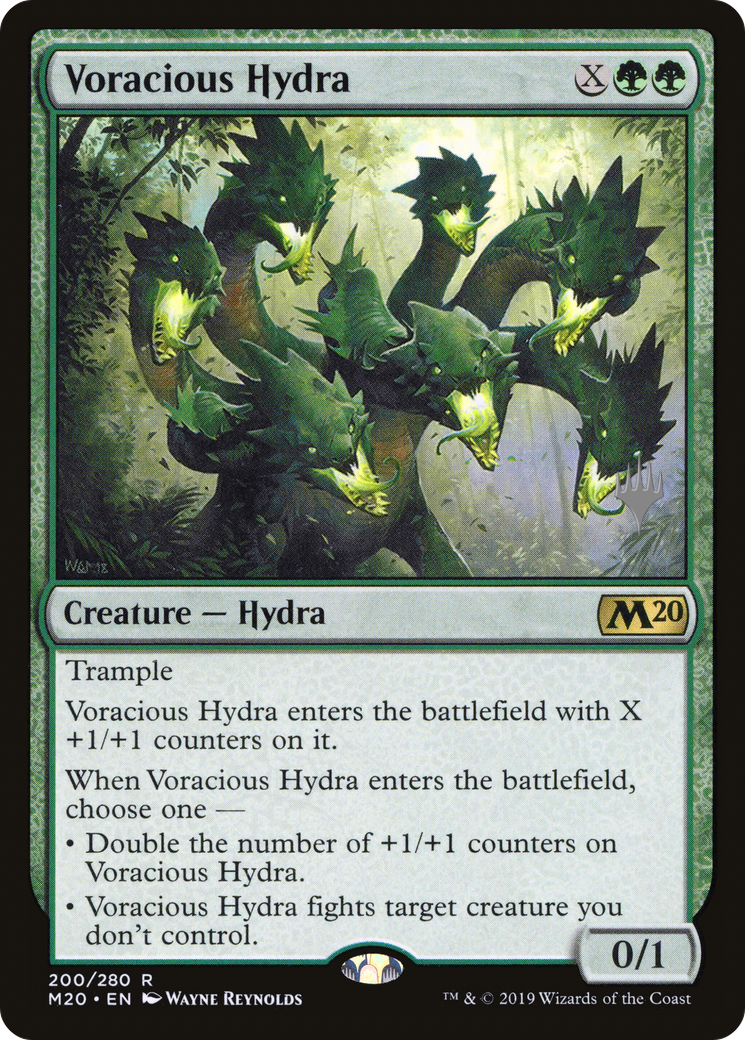 Voracious Hydra (PPM20-200P) - Core Set 2020 Promos (Promo Pack) Foil